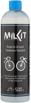 milKit Road & Gravel Tubeless Sealant Dichtmittel Flasche, 500 ml
