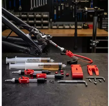 SRAM Scheibenbremsen Entl&uuml;ftungs-Kit Standard V2 ohne DOT5.1 Fl&uuml;ssigkeit