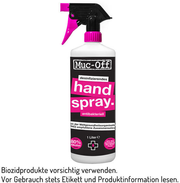 Muc-Off Antibacterial Hand Sanitising Spray 1 Liter