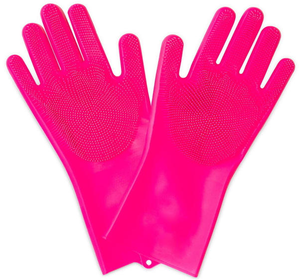 Muc-Off Deep Off Scrubber Gloves pink