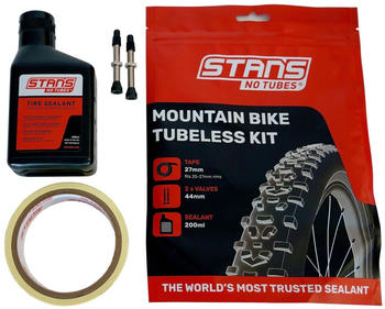 NoTubes Mountain Bike Tubeless Kit Tape / Valve / Tire Sealant 25 mm