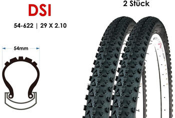 Sequential 2 x 29 Zoll 54-622 MTB 29x2.10 Tire black