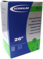 Schwalbe 10424340, Schwalbe MTB AV14 Schrader 26'' Schlauch-Schwarz-26, Kostenlose