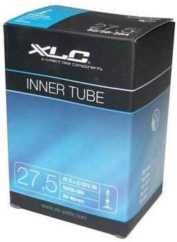 XLC Fahrradschlauch 27.5 x 2.10/2.35 52/58-584 SV 48 mm VT-S27, Schwarz, One Size