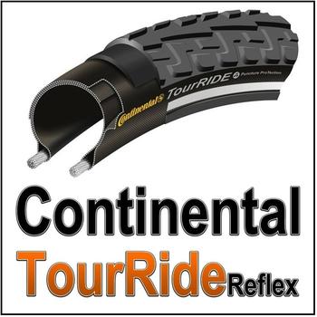 Continental RideTour 26 x 1 1/2 (42-584) schwarz reflex