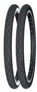 Michelin Rennradreifen City´J, 37-440 (500A Confort), schwarz/weiß, FA003466038