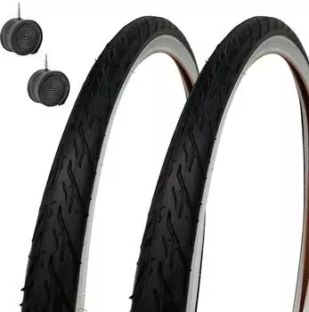 Ecovelò Inner Tube Road 24X1.75 (47-507) 2-Pack (EBA24BNE)