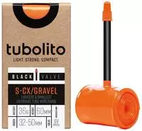 Tubolito TUB33000054-UNIT, Tubolito S-cx Presta 42 Mm Inner Tube Orange 700C /...