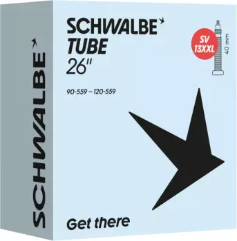 Schwalbe Fahrradschlauch Fatbike 26" 90/120-559 Sclaverand-Ventil 40mm (SV13J)