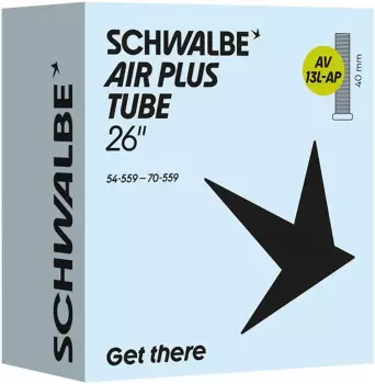 Schwalbe Fahrradschlauch AV13L Air Plus 54/70-559 AV 40mm (AV13L-AP)