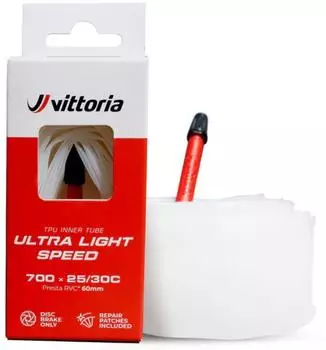 Vittoria Ultra Light Speed Schlauch 700x25/30 TPU, Presta 80mm (1TA00102)