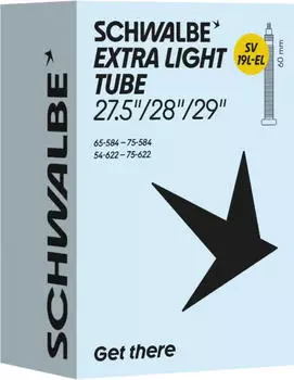 Schwalbe SV19L-EL Extra Light Schlauch 27,5"/28"/29" 54/75-584/622 SV60mm (1432838007)
