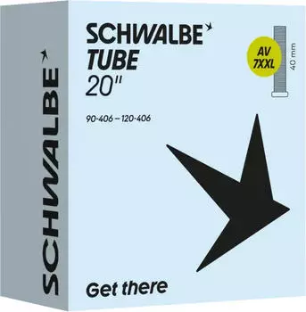 Schwalbe AV7XXL Fahrradschlauch 90/120-406 (20") AV 40mm (SB10464930)