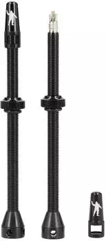 Michelin Tubeless Presta-Ventil 100mm, schwarz, 2er-Pack (FA003461210)
