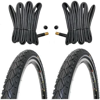 Kenda Fahrradreifen 28 x 1,60 Zoll inkl. Schlauch 28 Zoll Dunlopventil 2er Pack