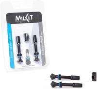 milKit 1010-002, milKit Tubelessventil Valve Pack 35 mm schwarz
