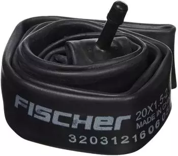 Fischer Fahrradschlauch pannensicher 20" Autoventil schwarz (85112)