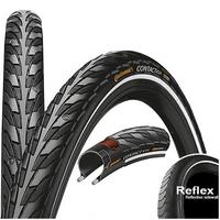 Continental 322690, Continental Contact Reflective 700c X 28 Rigid Urban Tyre Schwarz