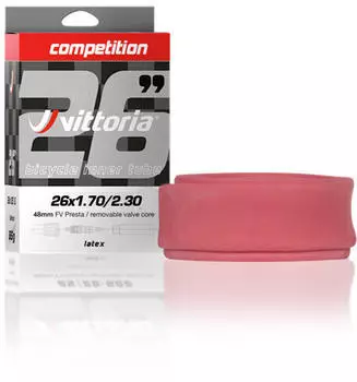 Vittoria MTB Schlauch 26" Latex red SV 48mm