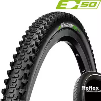 Continental eRuban Plus Drahtreifen 29 x 2.30 E-50 Reflex schwarz 58-622