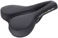 Velo 250198, Velo Basic Deep Channel Saddle Schwarz 165 mm Black