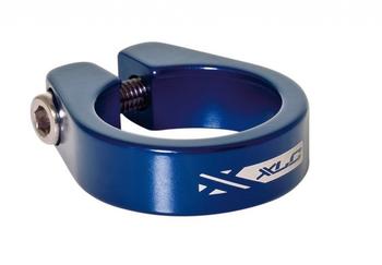XLC Sattelstütz-Klemmring PC-B05 Ø 34,9mm, blau, Alu, mit Innensechskant,