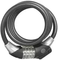 Abus 59214, ABUS Spiralkabelschloss Raydo Pro 1450/185 schwarz