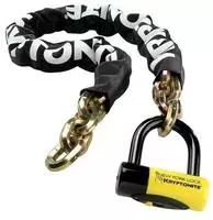Kryptonite Fahrradschloss New York Fahgettaboudit 1410, Kettenschloss, L&auml;nge 100 cm,