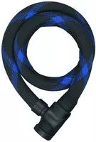 Abus 23010001, Abus Ivera Cable 7220 Chain Lock Schwarz 85 cm Black / Blue