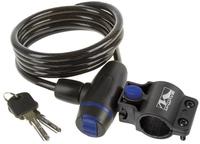 Messingschlager 60.110-0, Messingschlager Spiralkabelschloss CLIP-ON-Halter L 180 cm