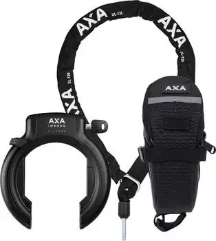 Axa Rahmenschloss Kit Imenso XL RETR/ULC 130 Schwarz XL - maximale Fahrradsicherheit