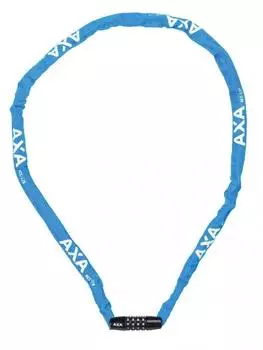 Axa Rigid RCC 120/3 - Schloss - 5 Kombinations-Kettenschloss – Blau