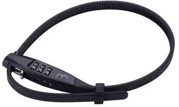 BBB Schloss Zip-Ty 3.5mmx450mm schwarz 3.5mm x 450mm - ultraleichtes Kabelschloss