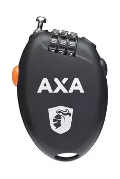 Axa Kabelschloss Roll 75 - Kompaktes Zahlenschloss 75cm f&uuml;r Fahrrad & E-Bike
