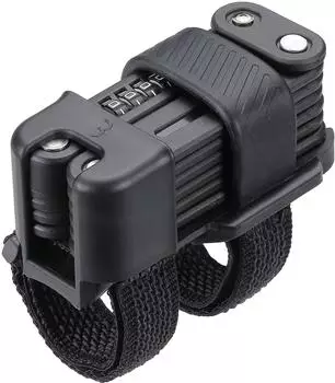 BBB Schloss CodeFold 5mm x 975mm schwarz - kompaktes Faltschloss mit Zahlencode