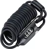 Bbb 2905455601, Bbb Coilsafe Cable Lock Silber 4.8 x 1800 mm Black