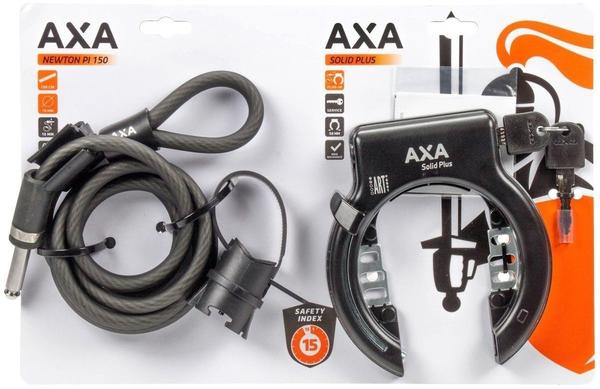 AXA basta Solid Plus Rahmenschloss inkl. Einsteckkabel