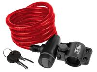 Messingschlager 60.110-2, Messingschlager Spiralkabelschloss CLIP-ON-Halter L...