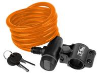 Messingschlager 60.110-6, Messingschlager Spiralkabelschloss CLIP-ON-Halter L...