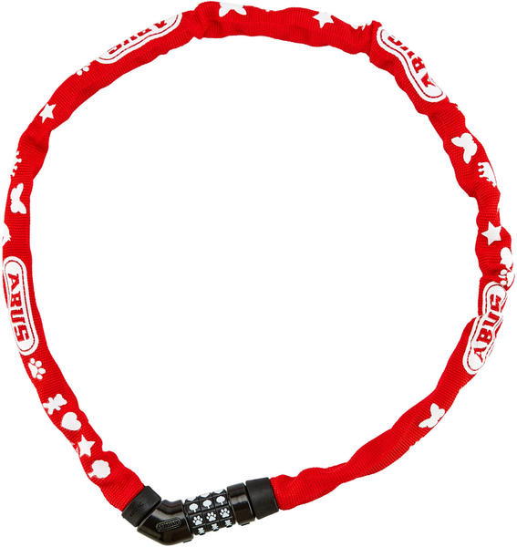 ABUS Steel-O-Chain 4804C/75 (red/symbols)