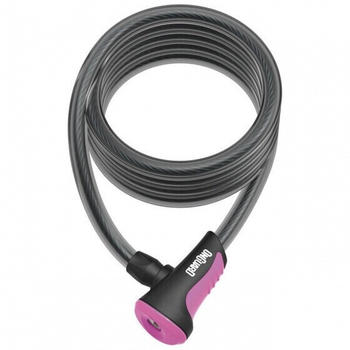 Onguard kabelschloss Coil Neon 180 cm x 12 mm schwarz/rosa
