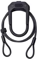 Hiplok B0003204, Hiplok - DX Plus With 2 M Cable - Fahrradschloss Gr One Size grau