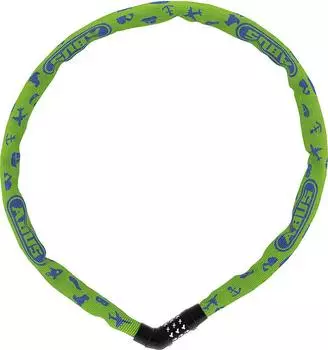 ABUS Steel-O-Chain 4804C/75 (lime/symbols)