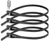 Hiplok Z Lok Cable Tie Lock 4 Units black 400 mm