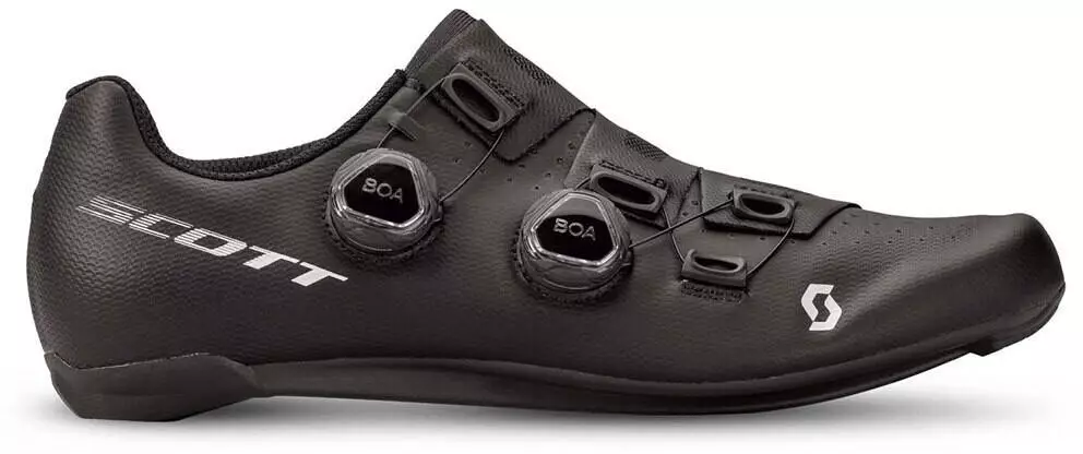 Scott Road RC Rennrad Schuhe Schwarz/weiß - BOA Verschluss Größe 43 Carbon Sohle