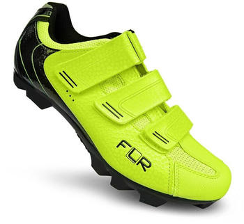 FLR Fahrradschuhe F55 schwarz gelb