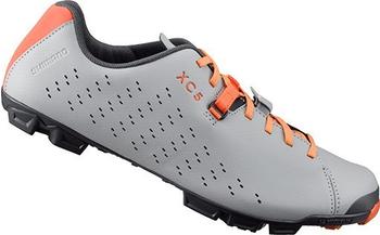 Shimano XC5 bike shoes grey-orange