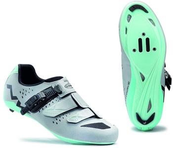 Northwave Verve SRS Women reflective silver/green