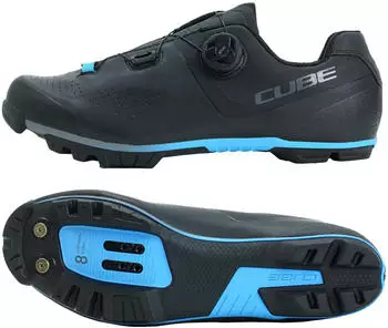 Cube MTB Peak Pro Schuhe schwarz/blau