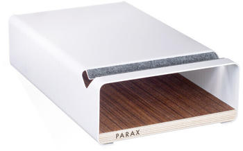 Parax S-Rack L white/walnut